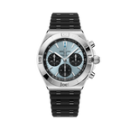 Chronomat B01 42 | 42mm, Steel, Black Rubber, Light Blue Dial