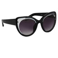 Erdem Ladies Cat Eye Grey Sunglasses