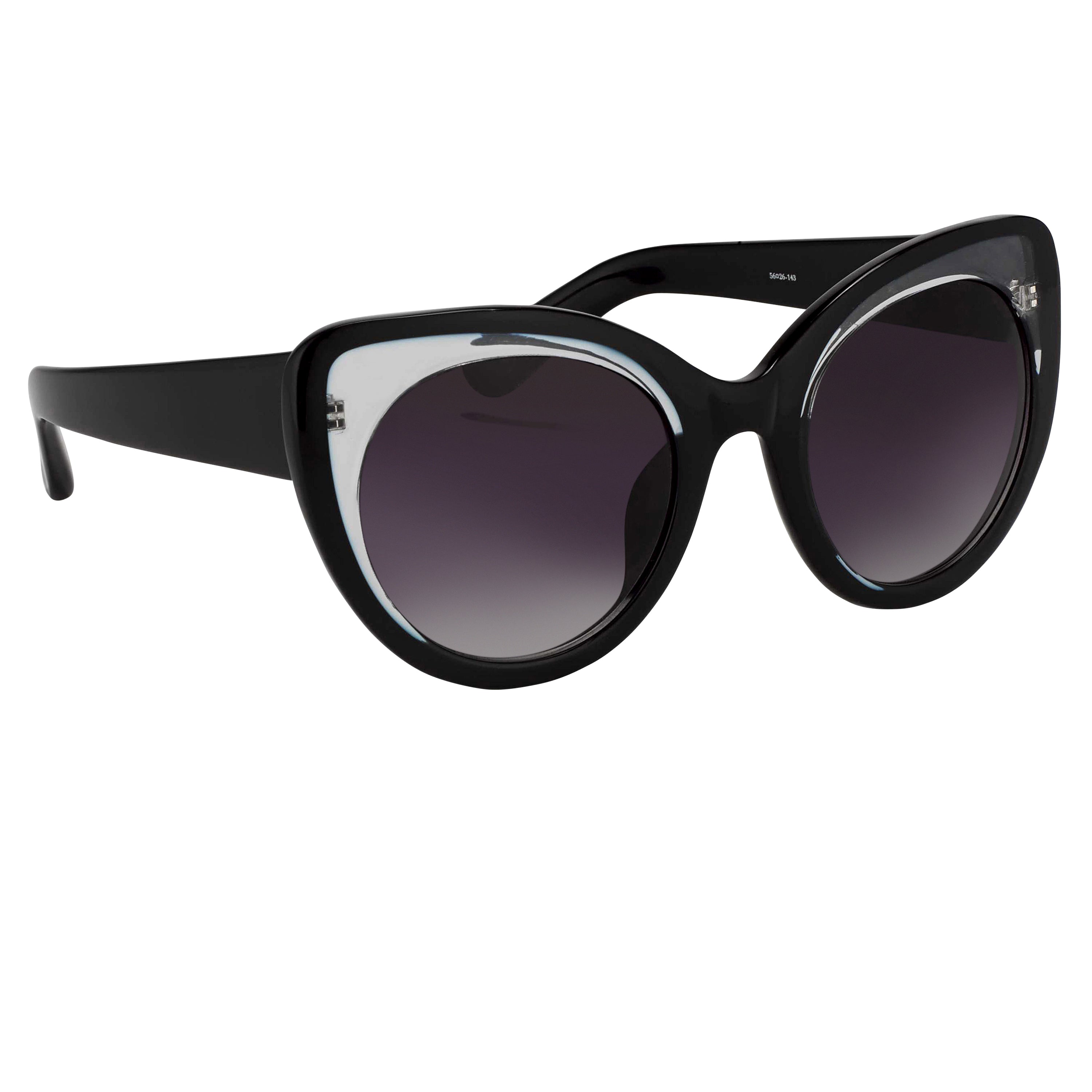 Erdem Ladies Cat Eye Grey Sunglasses