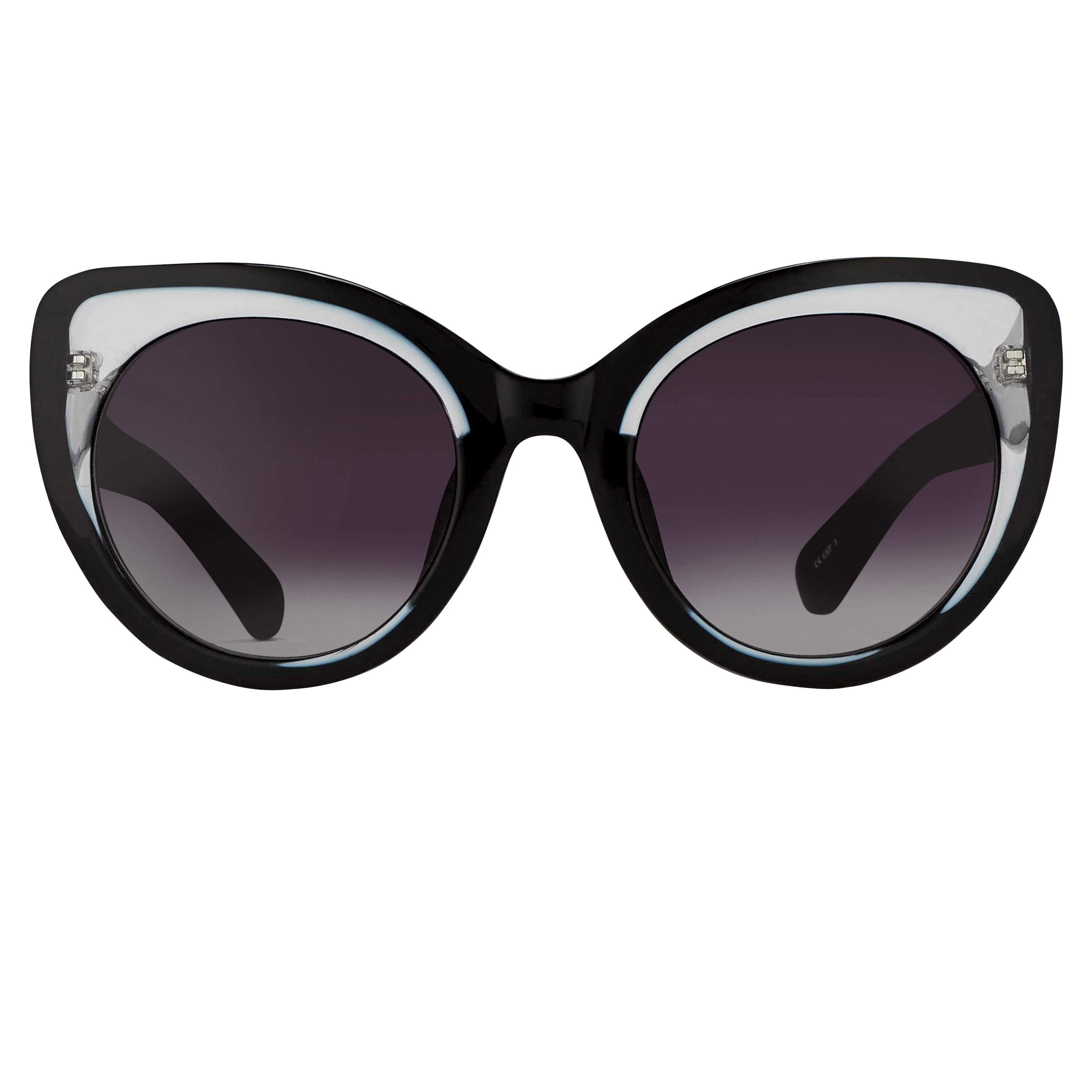 Erdem Ladies Cat Eye Grey Sunglasses