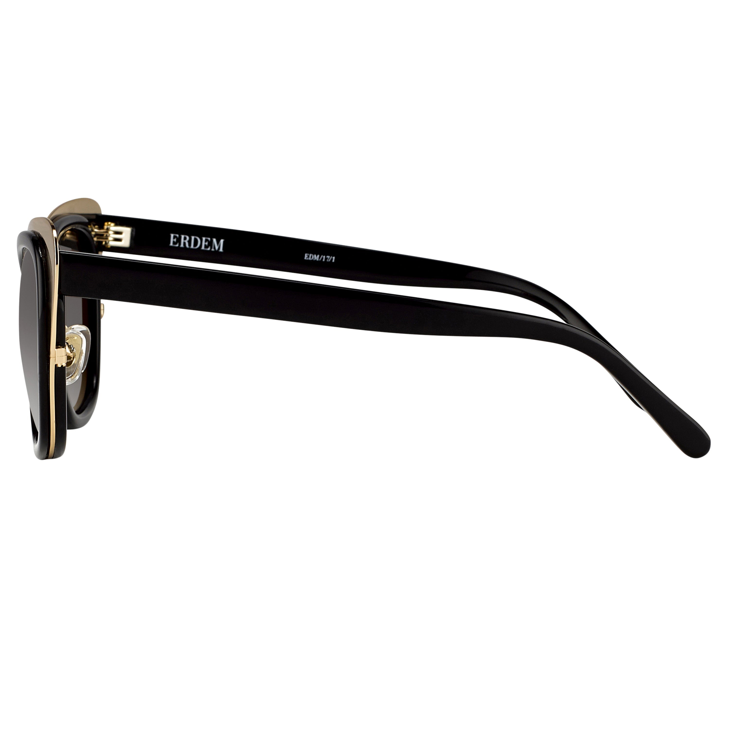Erdem Ladies Cat Eye Grey Sunglasses
