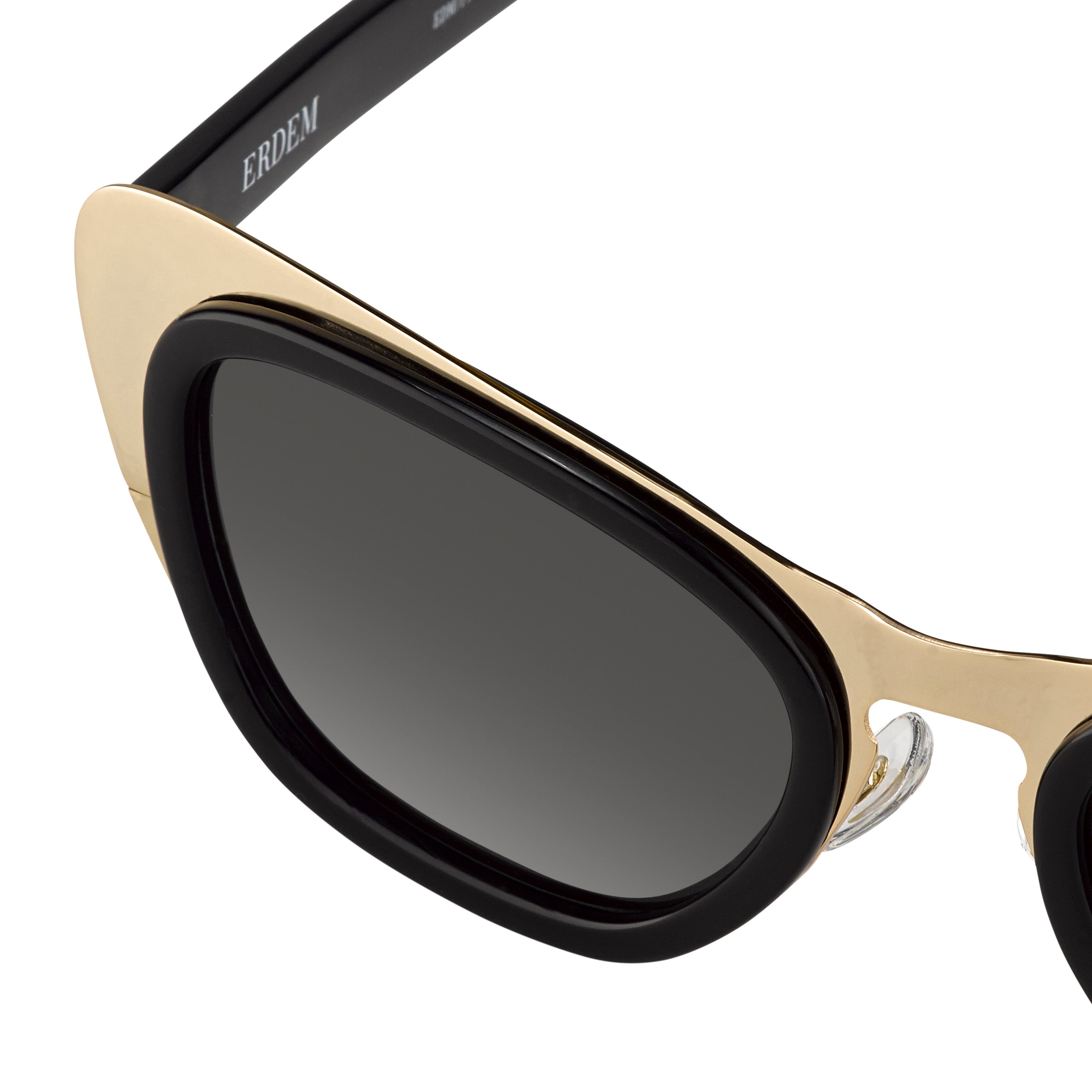 Erdem Ladies Cat Eye Grey Sunglasses