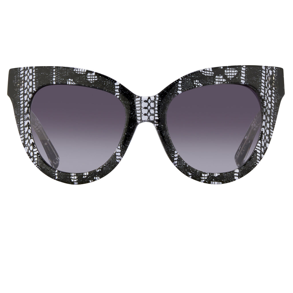 Erdem Ladies Cat Eye Grey Sunglasses