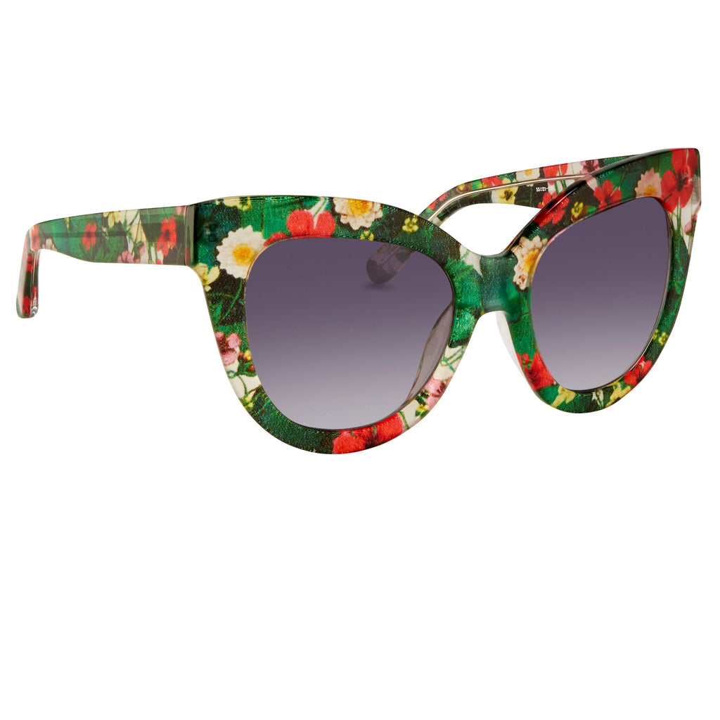 Erdem Ladies Cat Eye Grey Sunglasses