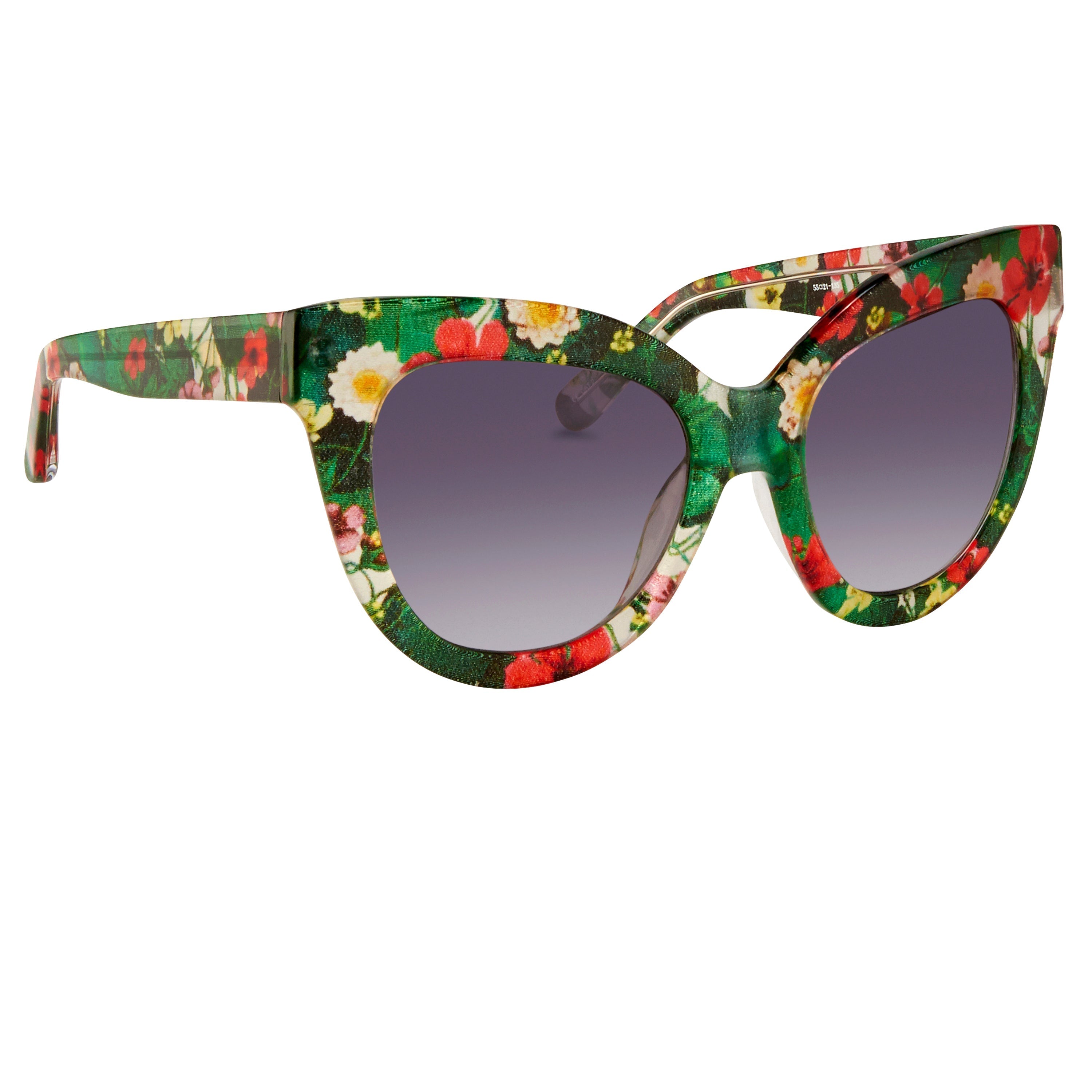 Erdem Ladies Cat Eye Grey Sunglasses