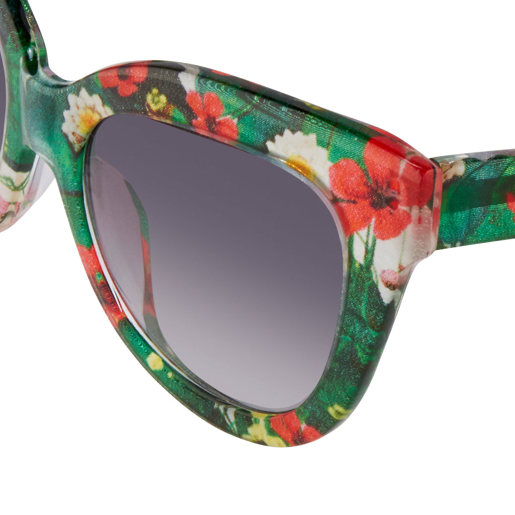 Erdem Ladies Cat Eye Grey Sunglasses