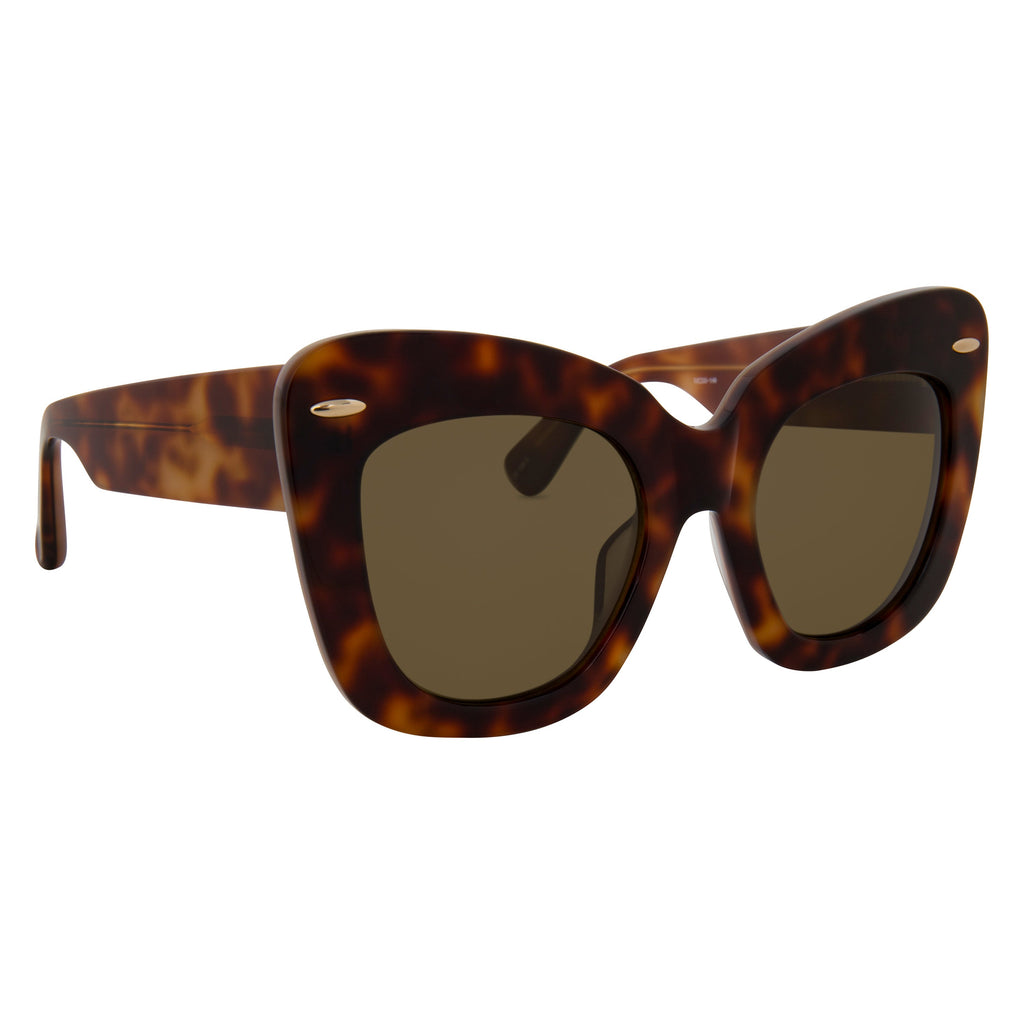 Erdem Ladies Sunglasses Cat Eye Tortoise Shell and Grey