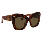 Erdem Ladies Sunglasses Cat Eye Tortoise Shell and Grey