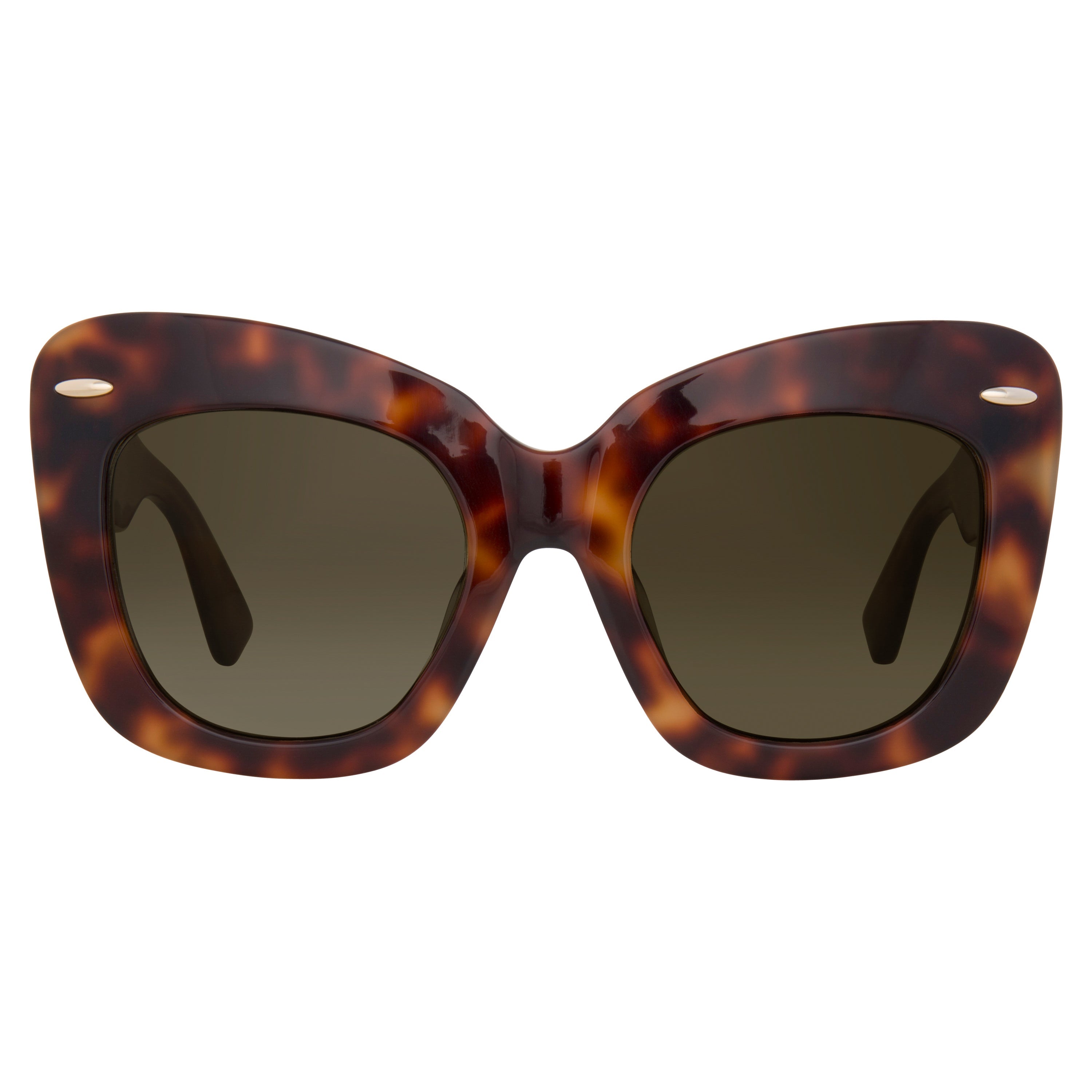 Erdem Ladies Sunglasses Cat Eye Tortoise Shell and Grey