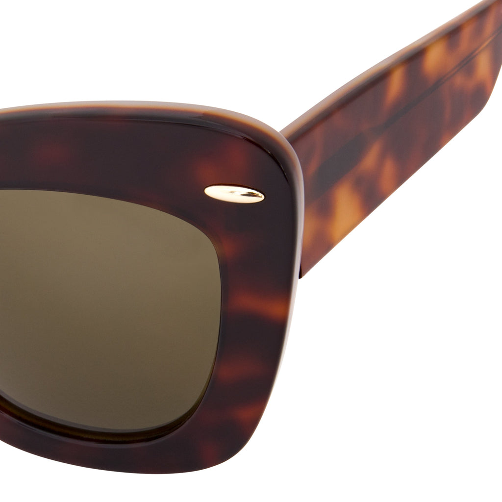 Erdem Ladies Sunglasses Cat Eye Tortoise Shell and Grey