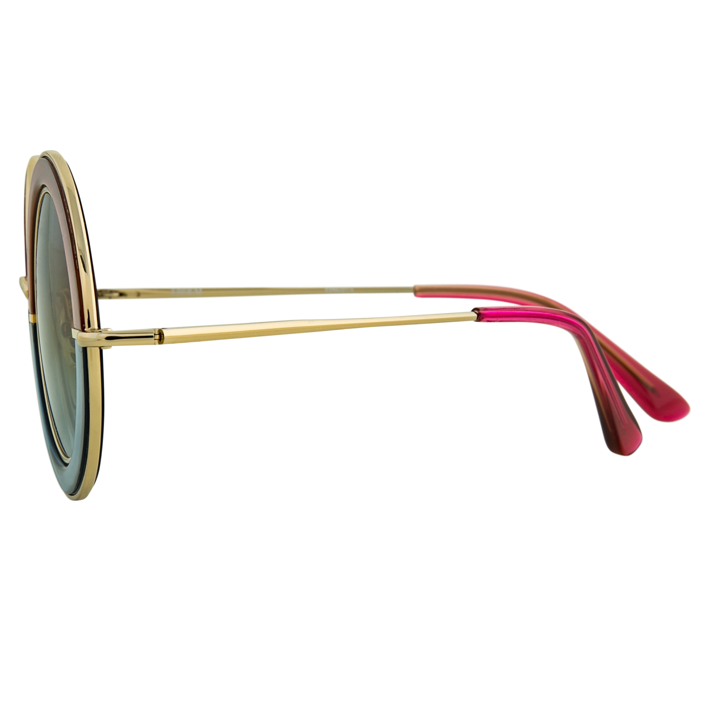 Erdem Ladies Oval Blue Sunglasses