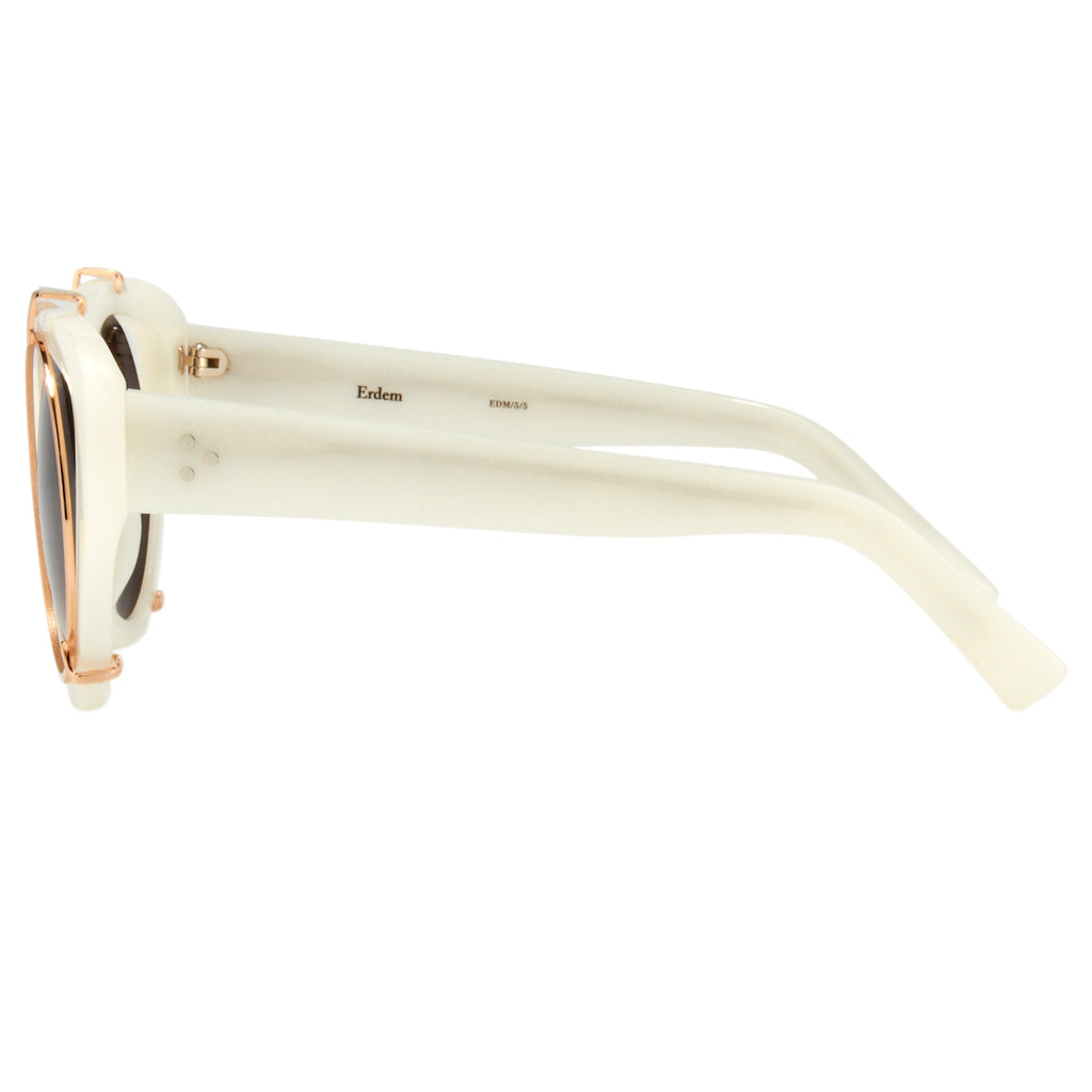 Erdem Ladies Cat Eye Grey Sunglasses