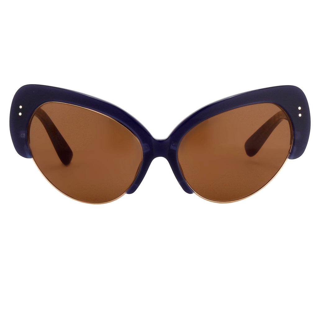 Erdem Ladies Cat Eye Brown Sunglasses