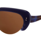 Erdem Ladies Cat Eye Brown Sunglasses