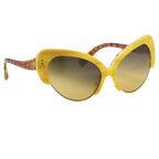 Erdem Ladies Cat Eye Green Sunglasses