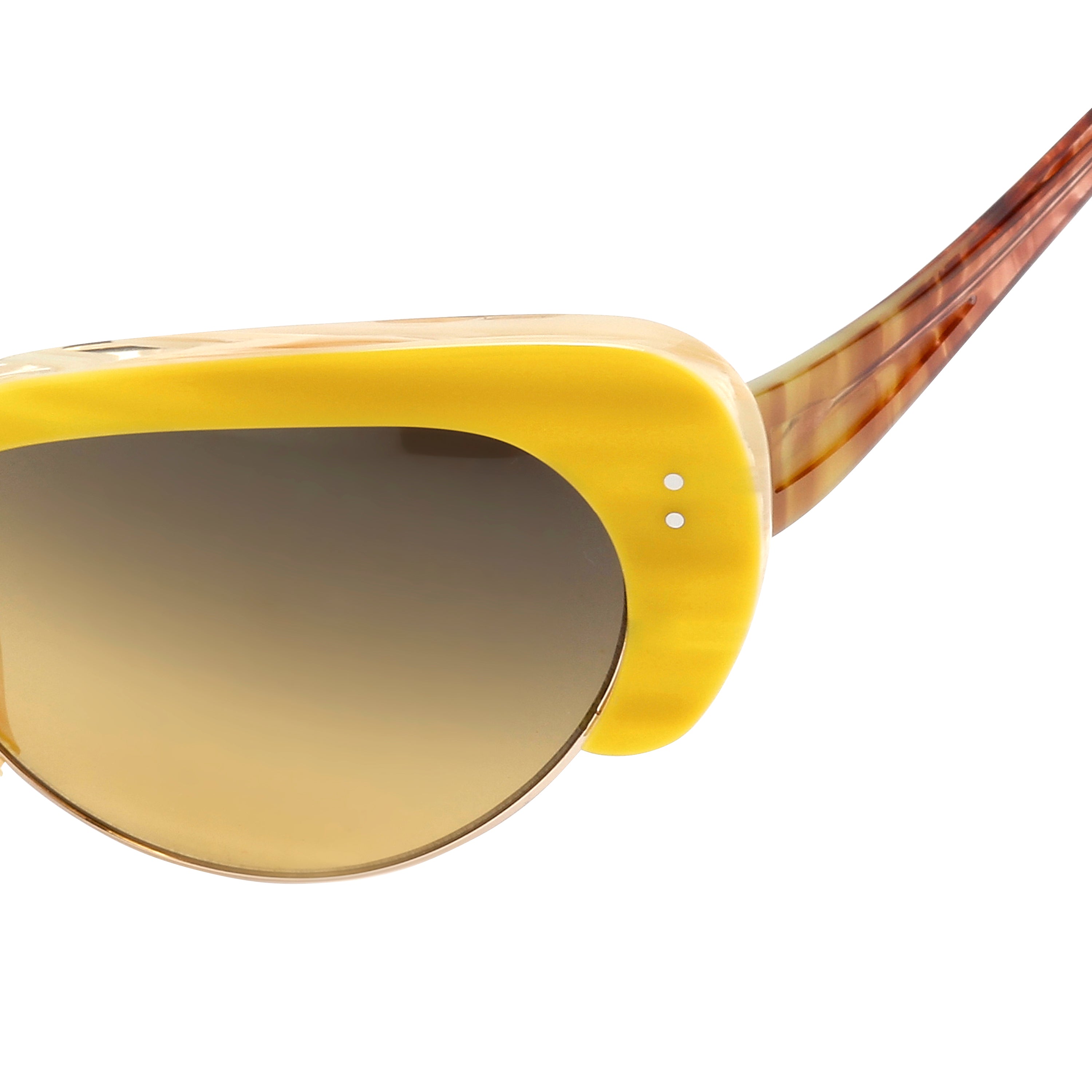 Erdem Ladies Cat Eye Green Sunglasses