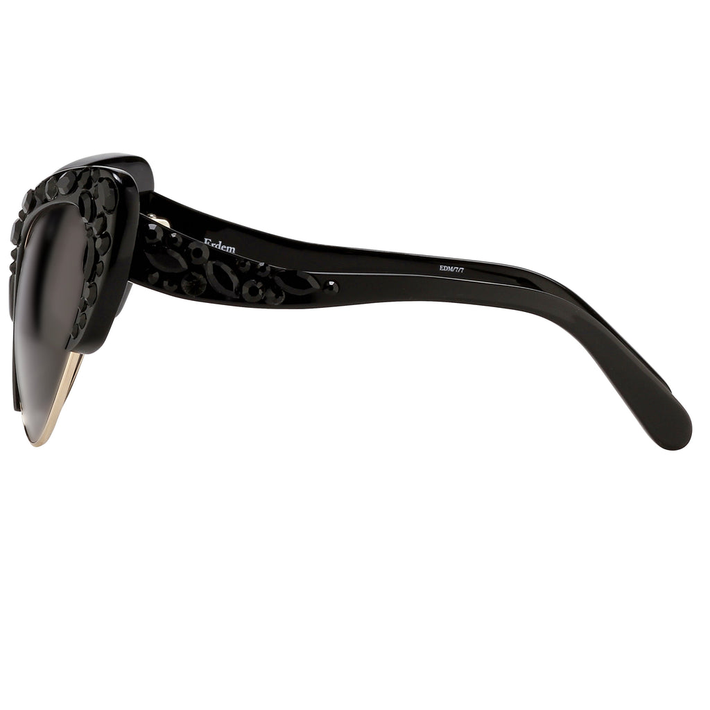 Erdem Ladies Cat Eye Grey Sunglasses