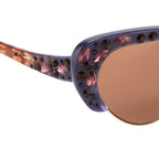 Erdem Ladies Cat Eye Brown Sunglasses