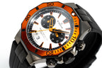 Edox Men's Watch Delfin The Original Chronograph Orange