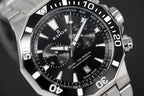 Edox Men's Watch Delfin The Original Chronograph Black Steel