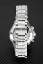 Edox Men's Watch Delfin The Original Chronograph Black Steel