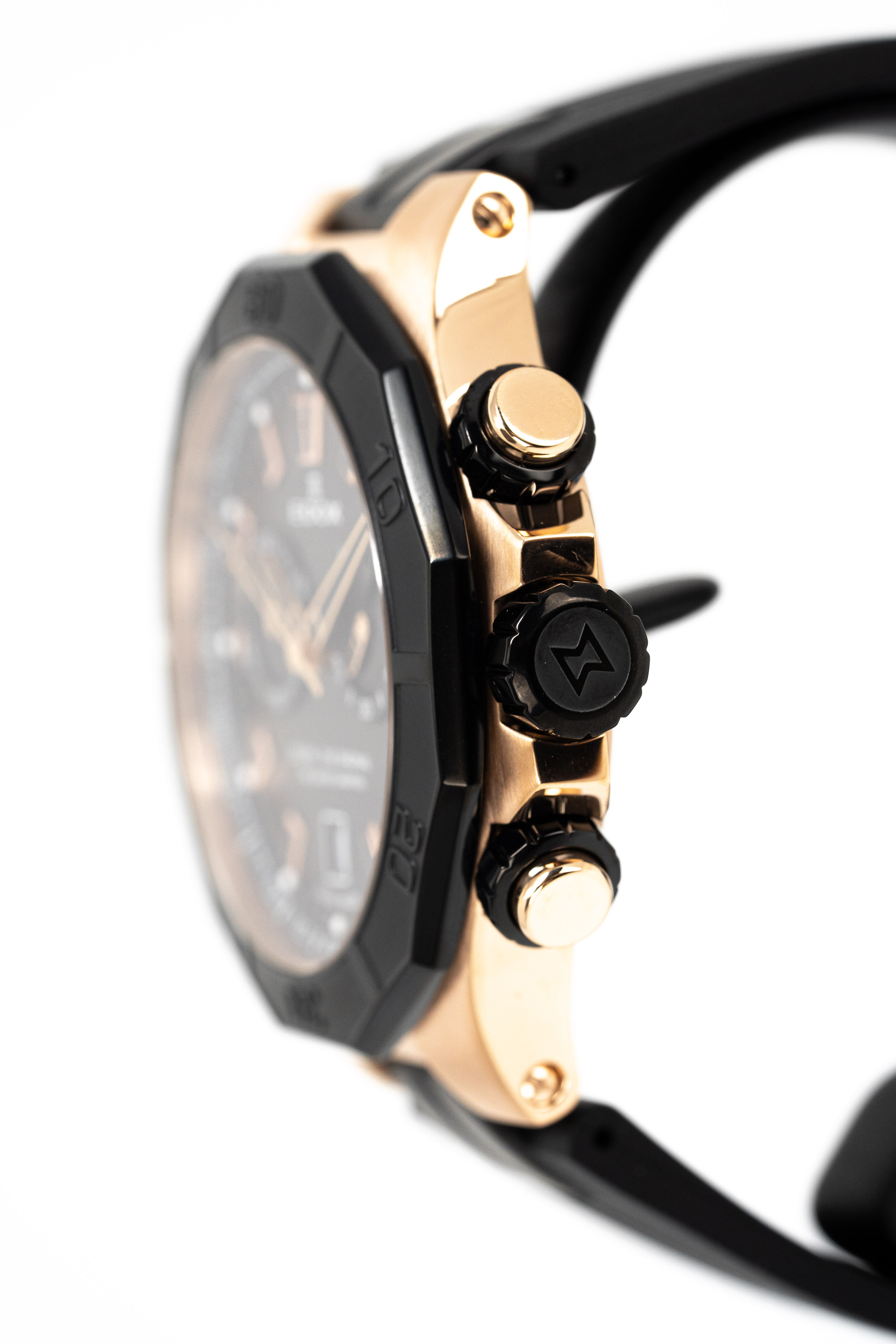 Edox Men's Watch Delfin The Original Chronograph Black