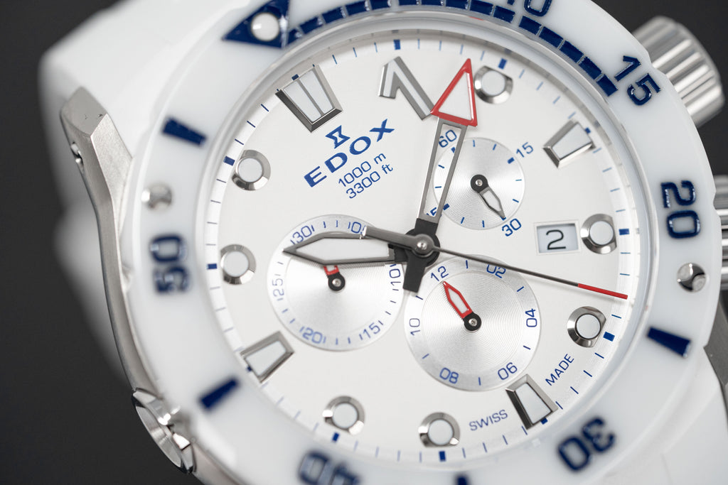 Edox Men's Watch CO-1 Chronograph White