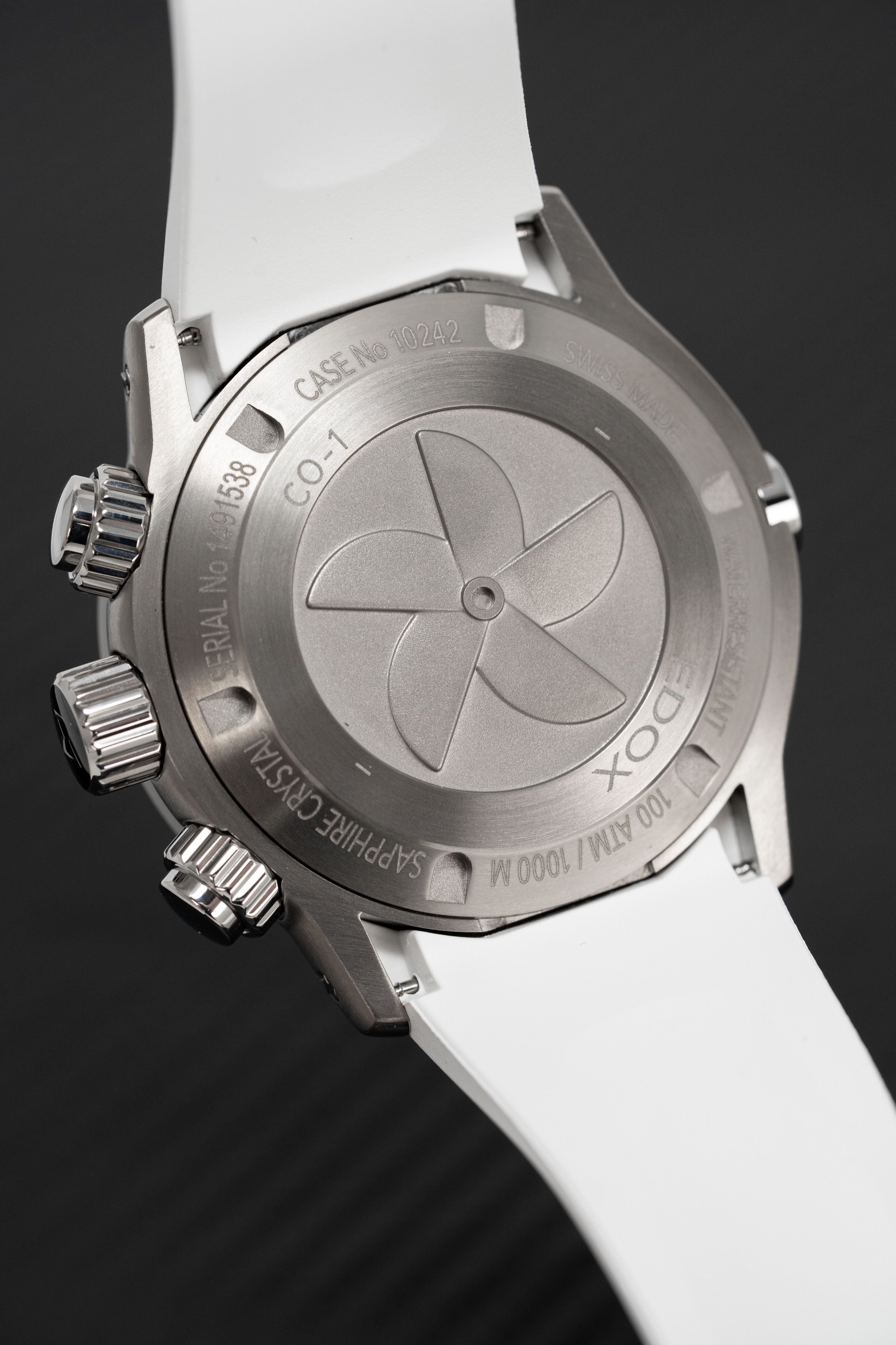 Edox Men's Watch CO-1 Chronograph White