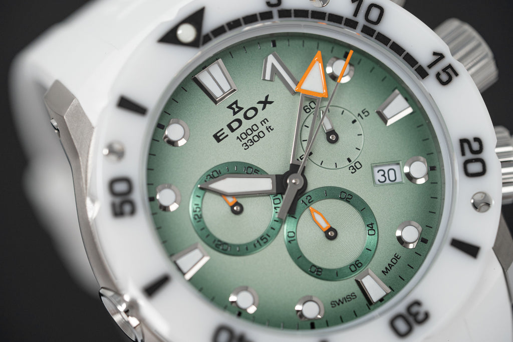 Edox Men's Watch CO-1 Chronograph Green