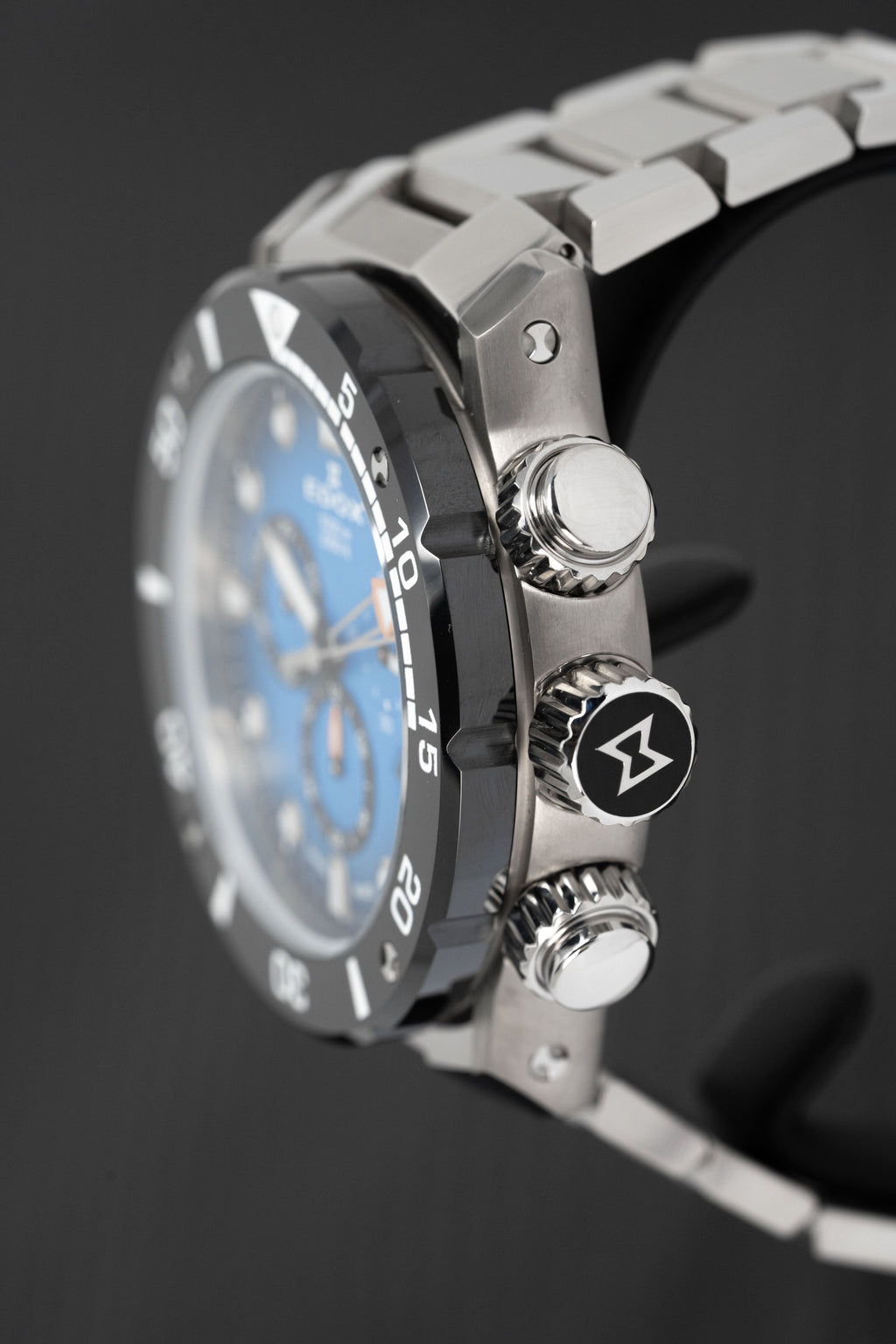 Edox Men's Watch CO-1 Chronograph Blue Titanium