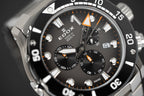 Edox Men's Watch CO-1 Chronograph Black Titanium