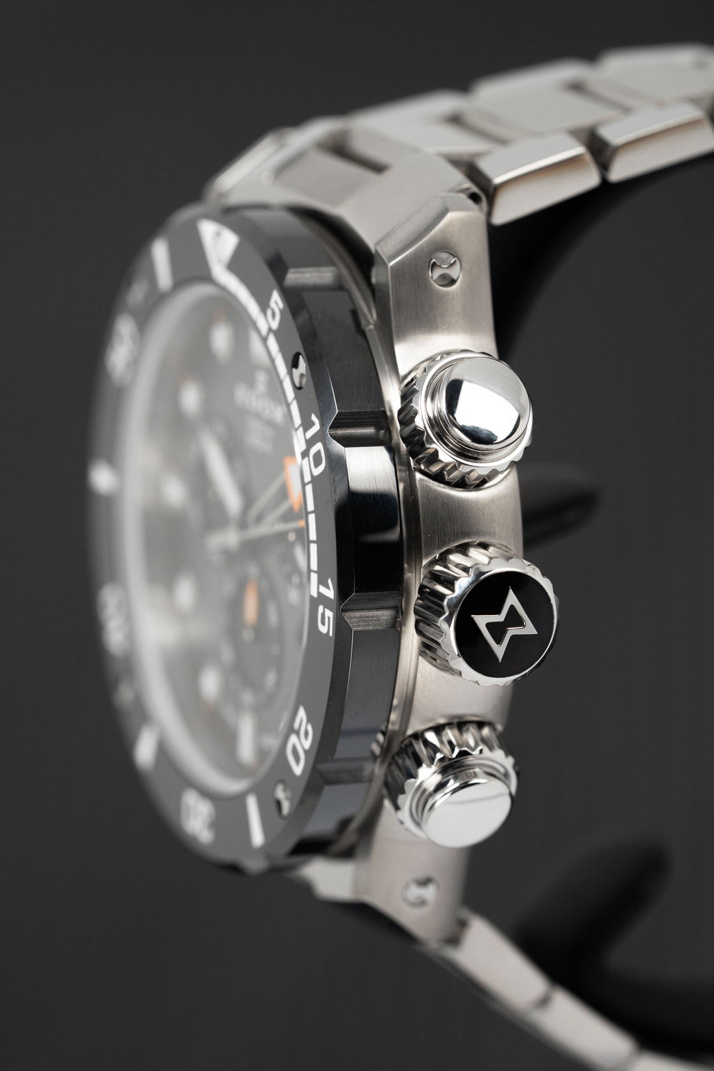 Edox Men's Watch CO-1 Chronograph Black Titanium