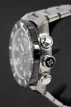 Edox Men's Watch CO-1 Chronograph Black Titanium