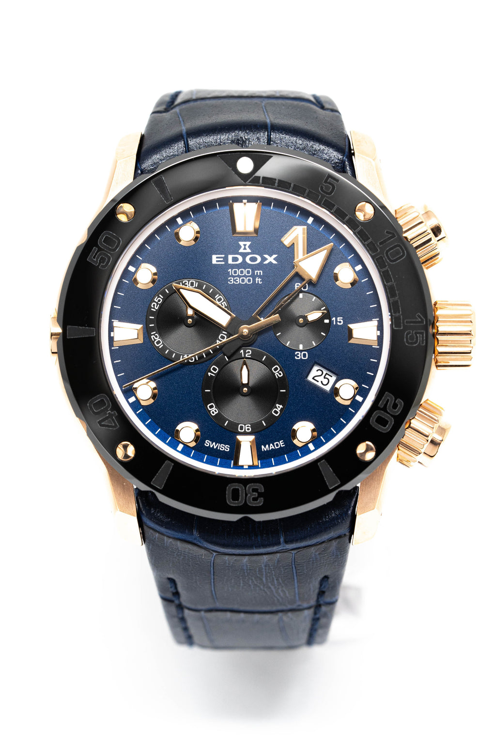 Edox Men's Watch CO-1 Chronograph Blue