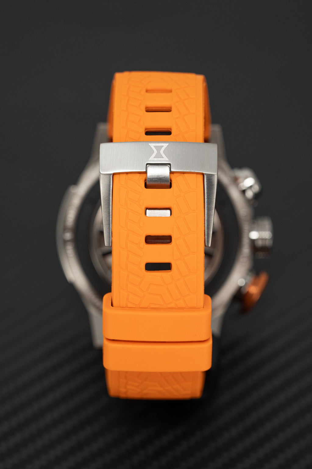 Edox Men's Watch Chronorally Chronograph Orange