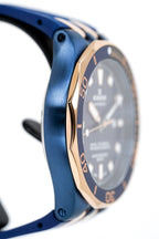 Edox Automatic Watch Delfin Diver Blue Rose Gold 43mm