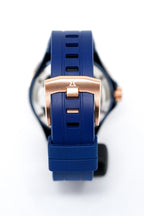 Edox Automatic Watch Delfin Diver Blue Rose Gold 43mm