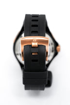 Edox Automatic Watch Delfin Diver Black Rose Gold 43mm