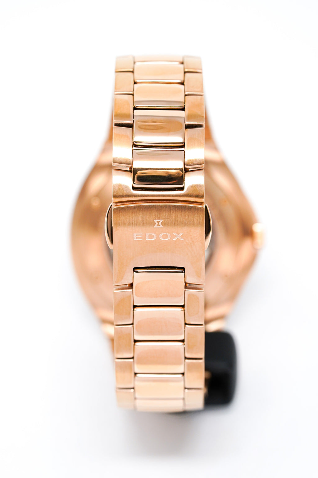 Edox Men's Automatic Watch Les Bèmonts Ultra Slim Blue Rose Gold 42mm