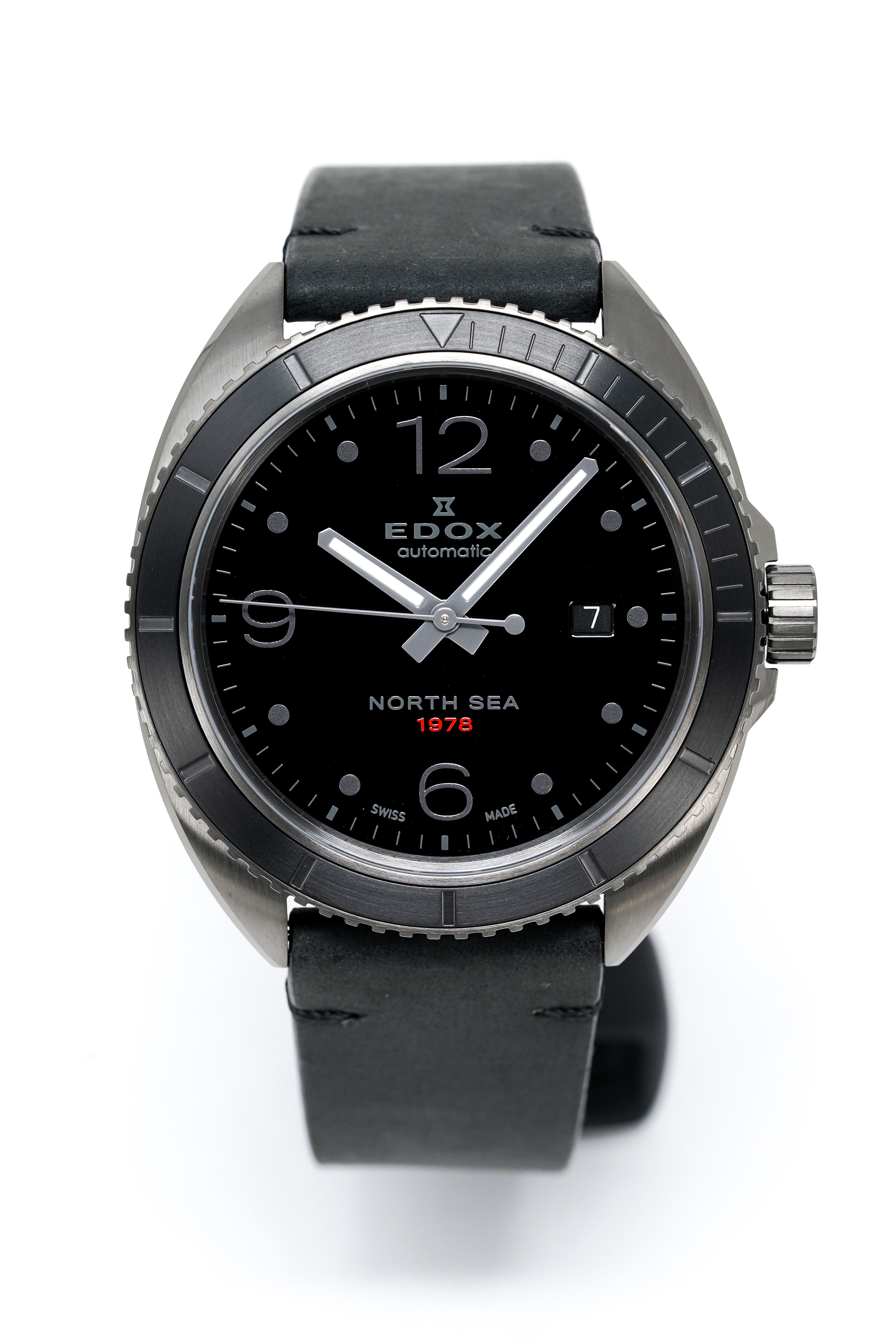 Edox Watch North Sea 1978 Special Edition Black PVD