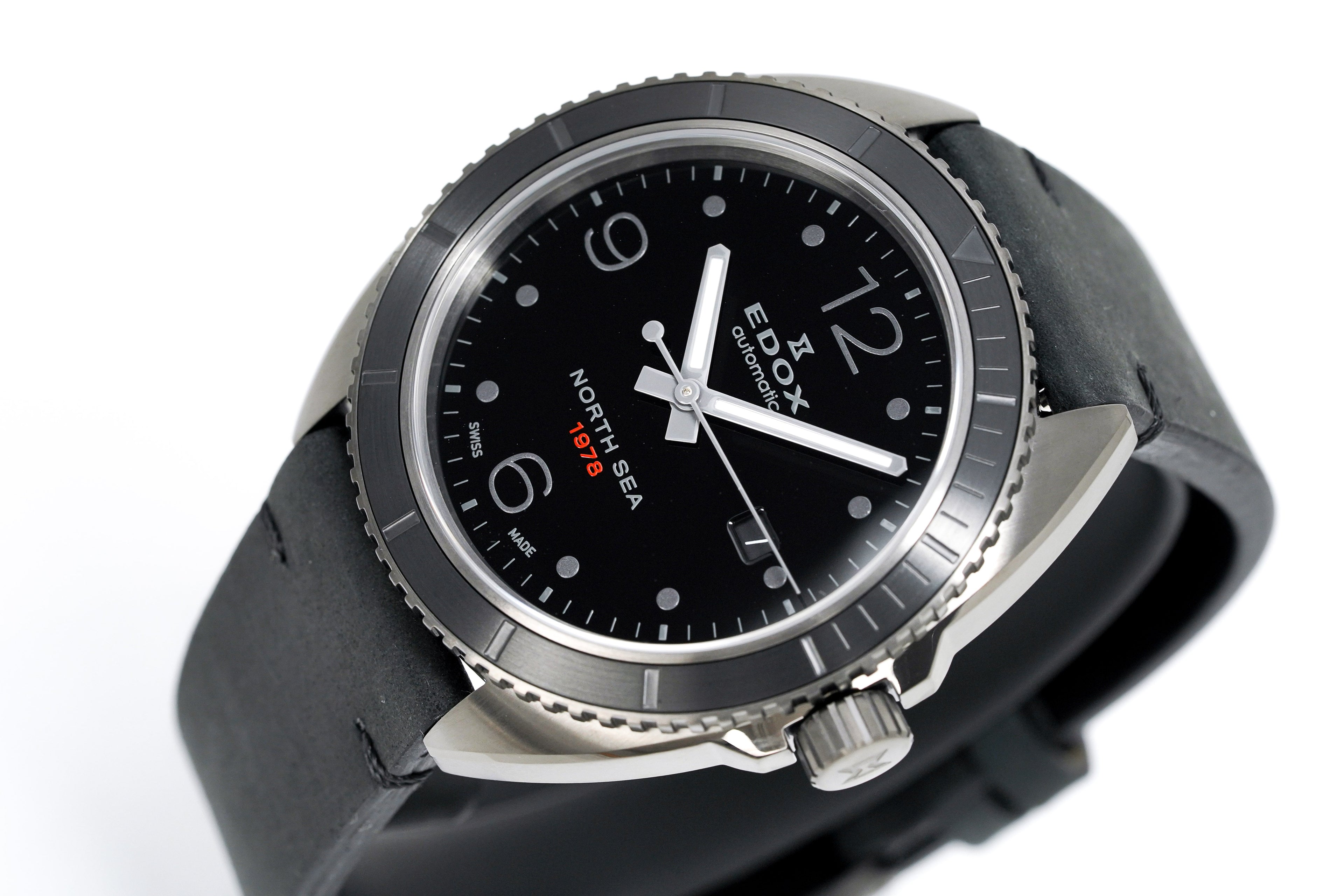 Edox Watch North Sea 1978 Special Edition Black PVD