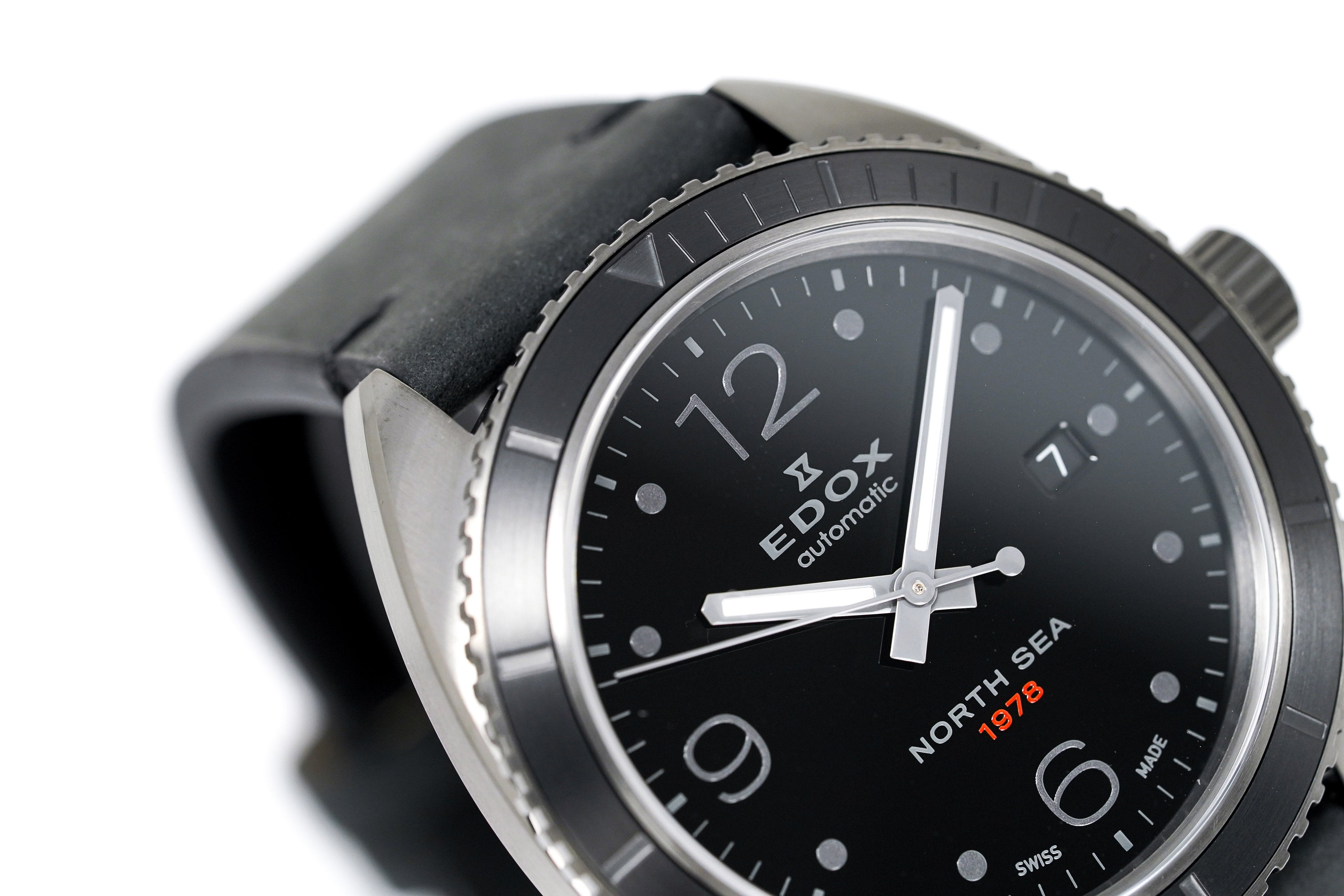 Edox Watch North Sea 1978 Special Edition Black PVD