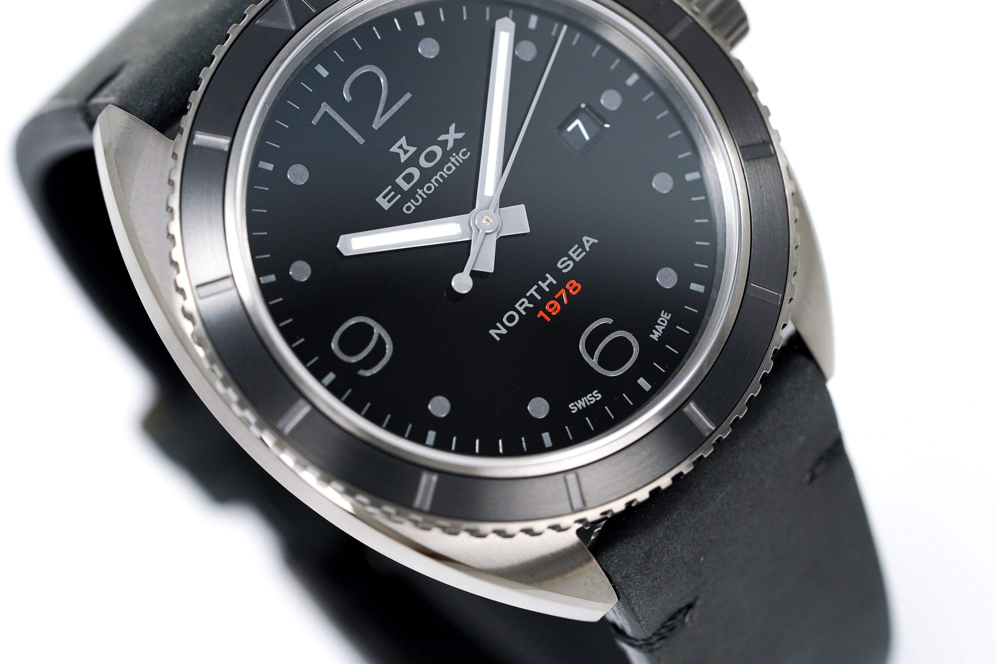 Edox Watch North Sea 1978 Special Edition Black PVD