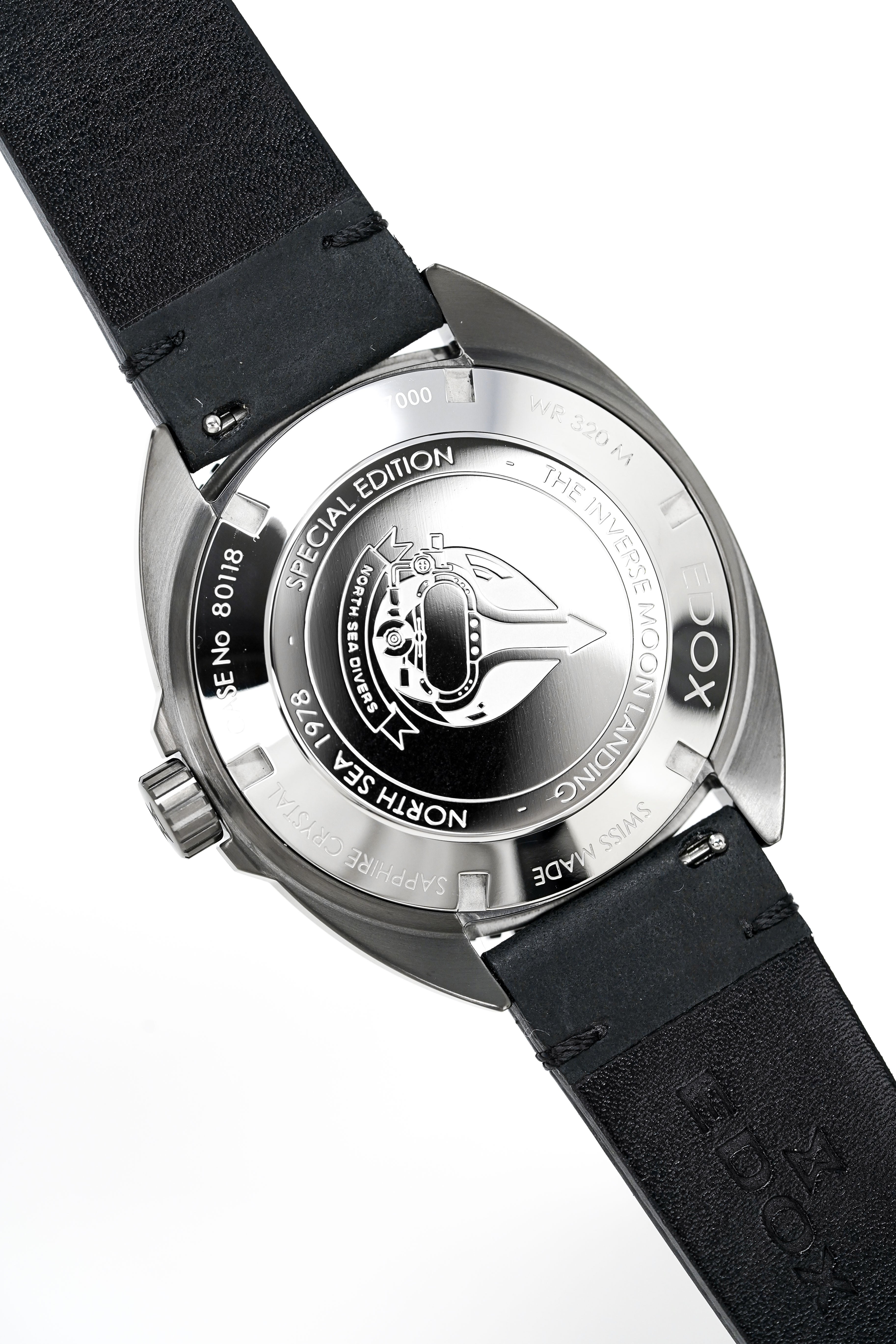 Edox Watch North Sea 1978 Special Edition Black PVD