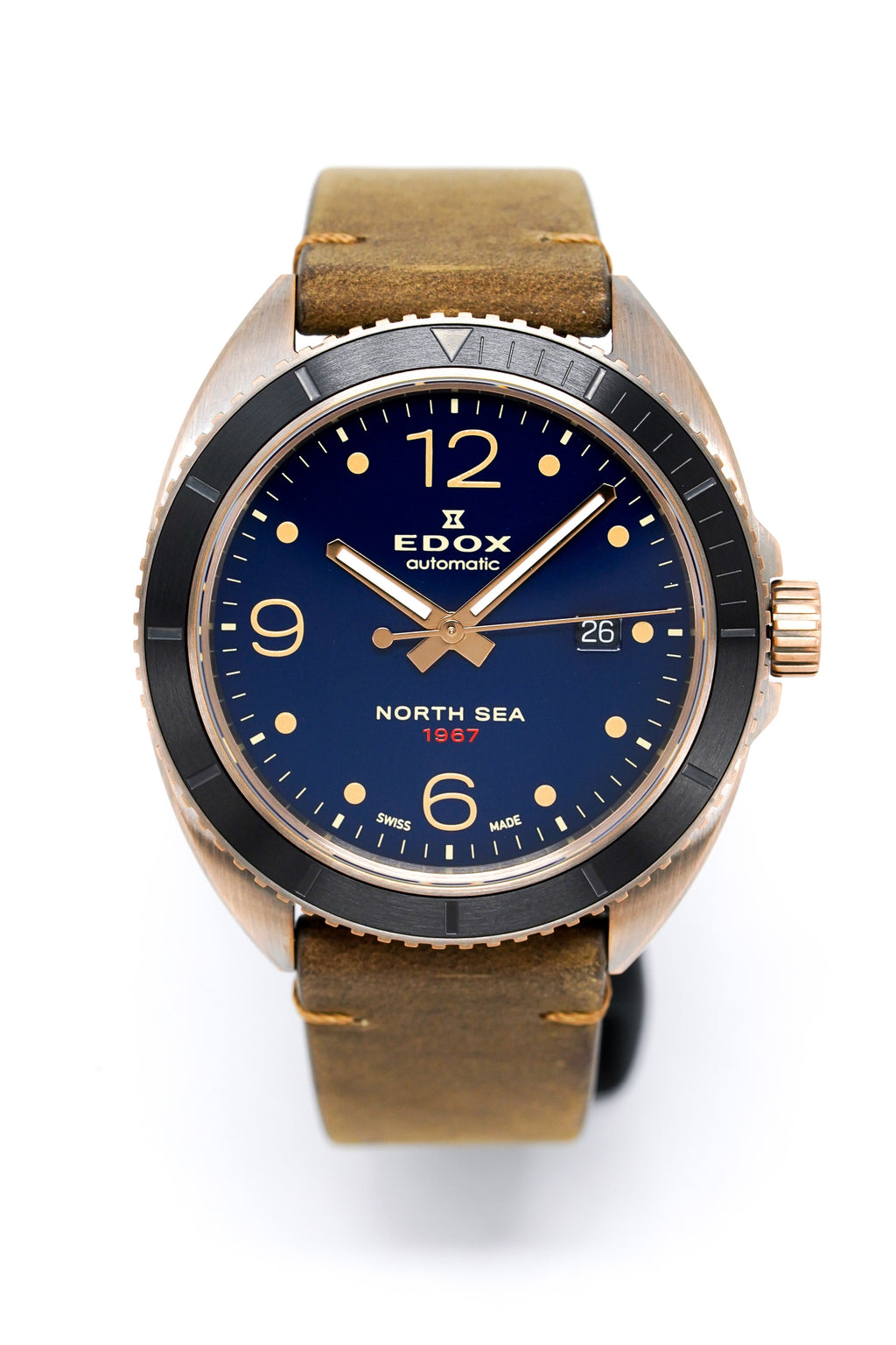 Edox Watch North Sea 1967 Limited Edition Bronze