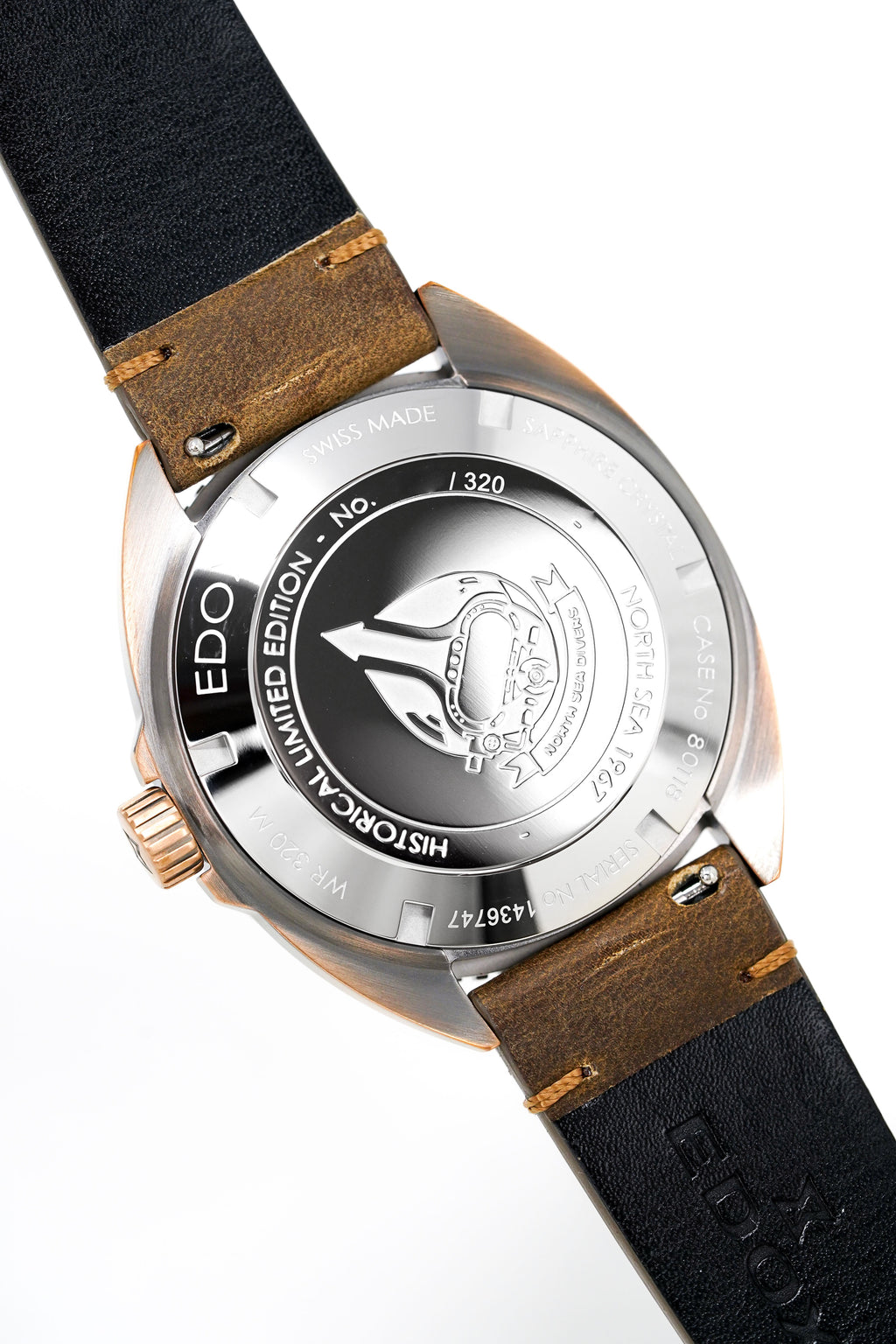 Edox Watch North Sea 1967 Limited Edition Bronze