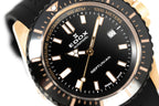 Edox Men's Watch Neptunian Automatic IP Rose Gold