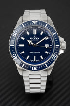 Edox Men's Watch Neptunian Automatic Steel Blue