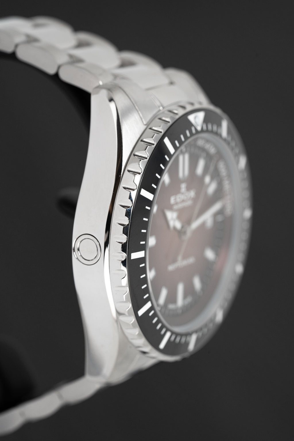 Edox Men's Watch Neptunian Automatic Bordeaux