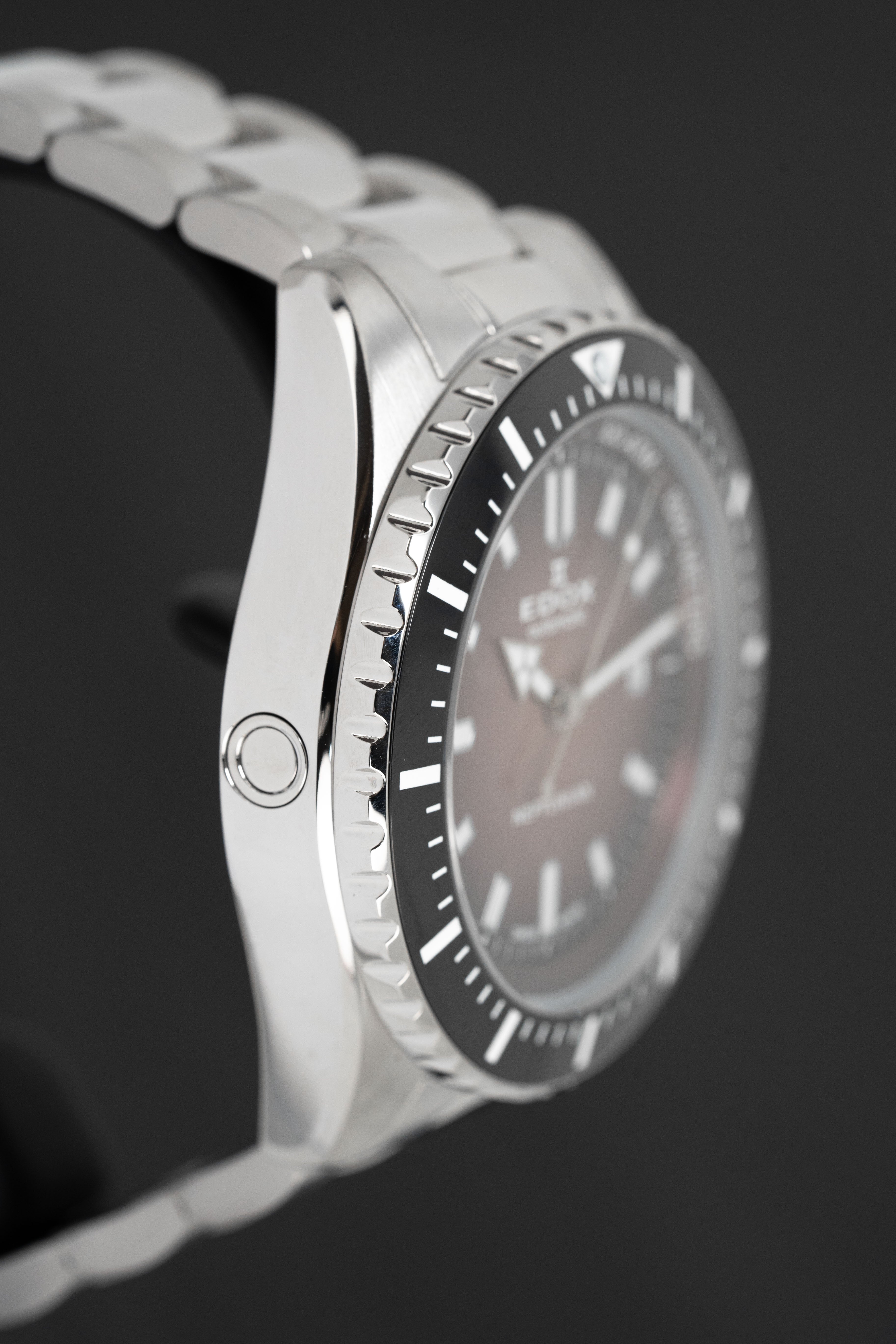 Edox Men's Watch Neptunian Automatic Bordeaux